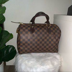 Beautiful Louis Vuitton Eben Speedy 30 Damier Bag
